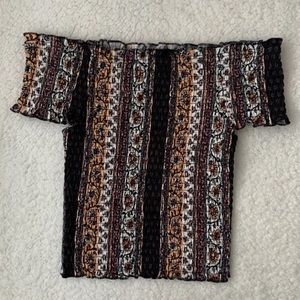 NWT Off the Shoulder Boho Top